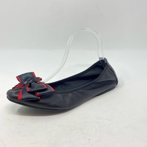 CZZPTC Black Ballet Slippers w/Bow.  NWOT.